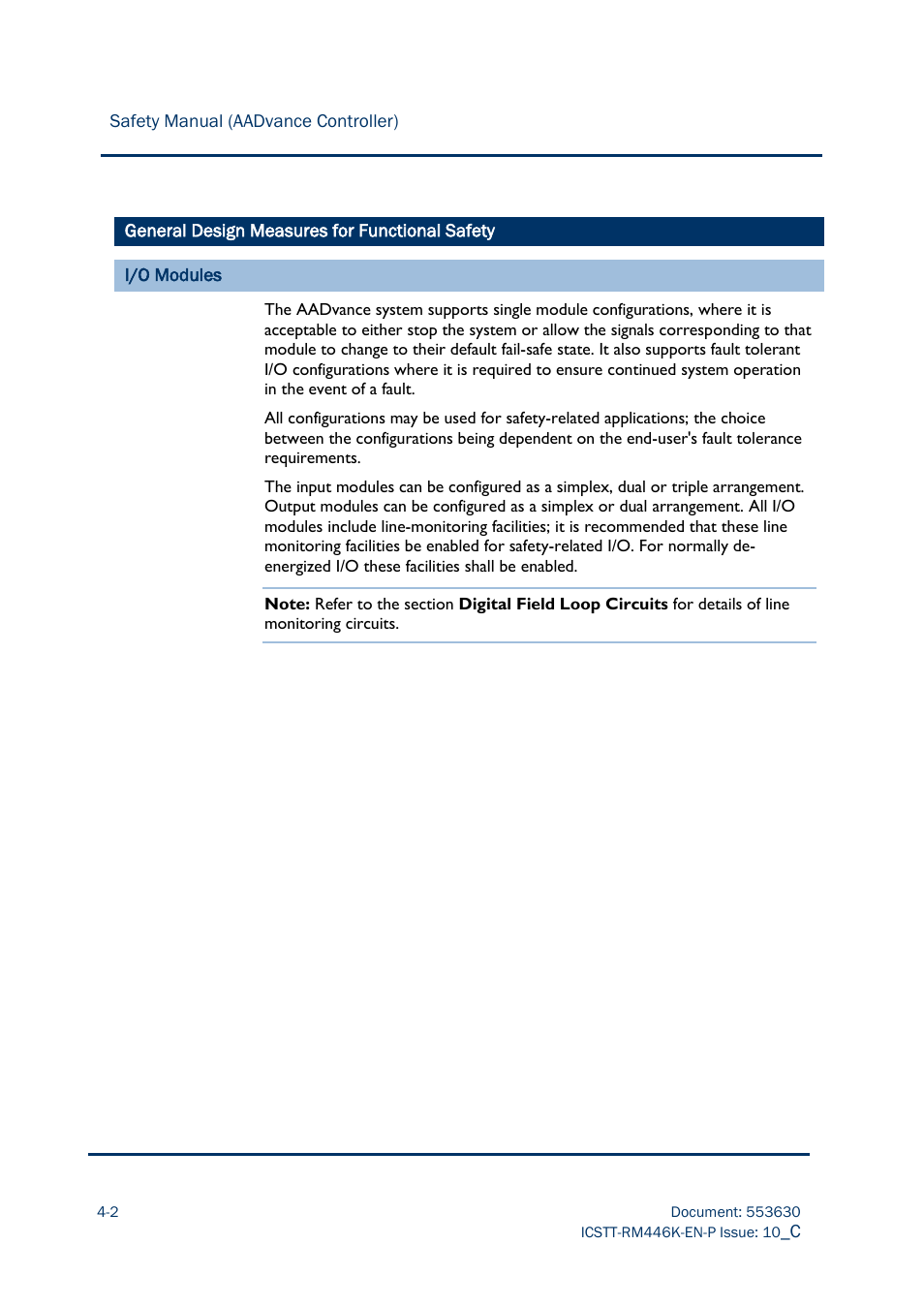 General design measures for functional safety -2 | Rockwell Automation AADvance Controller Safety Manual User Manual | Page 58 / 128