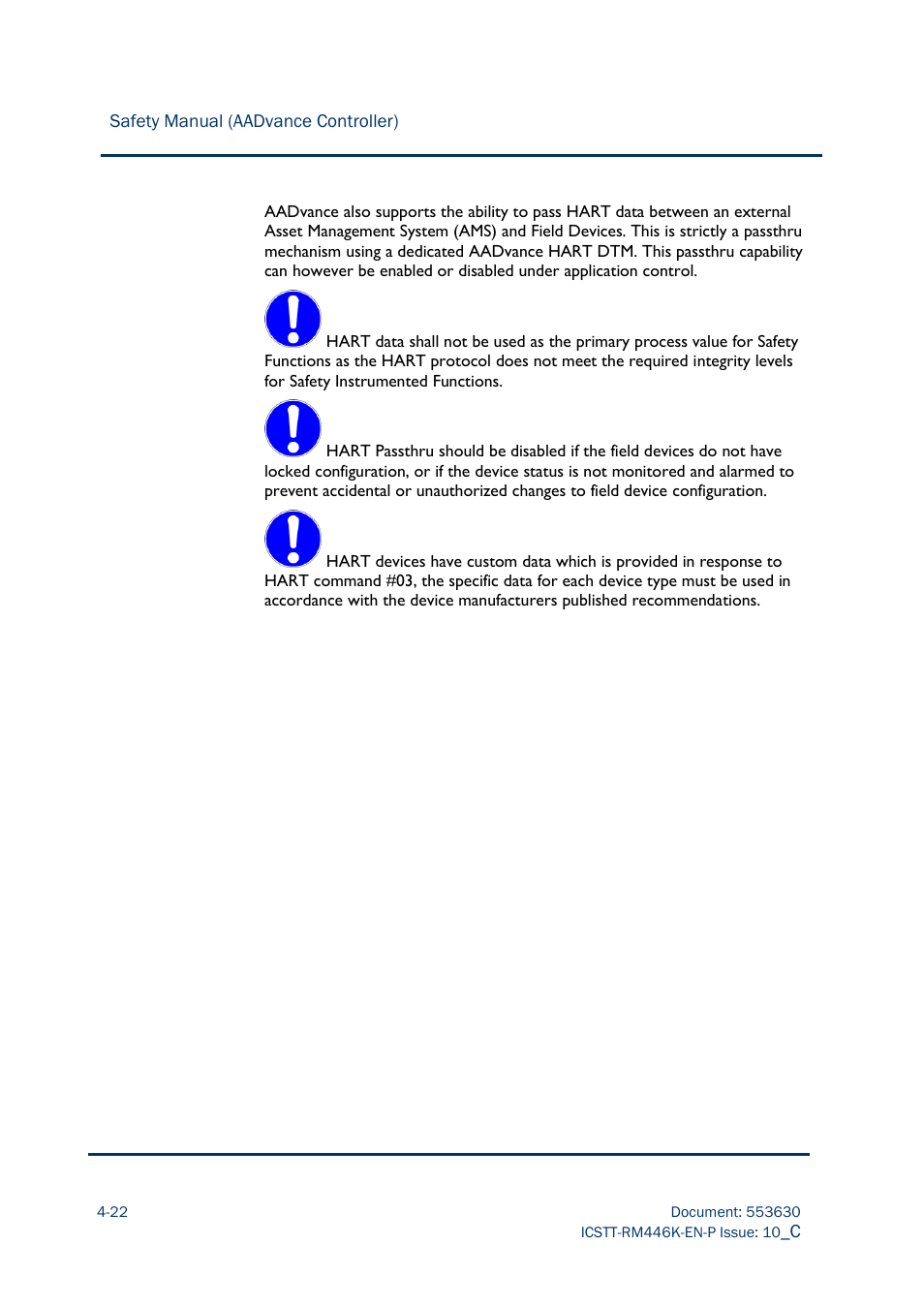 Rockwell Automation AADvance Controller Safety Manual User Manual | Page 78 / 128