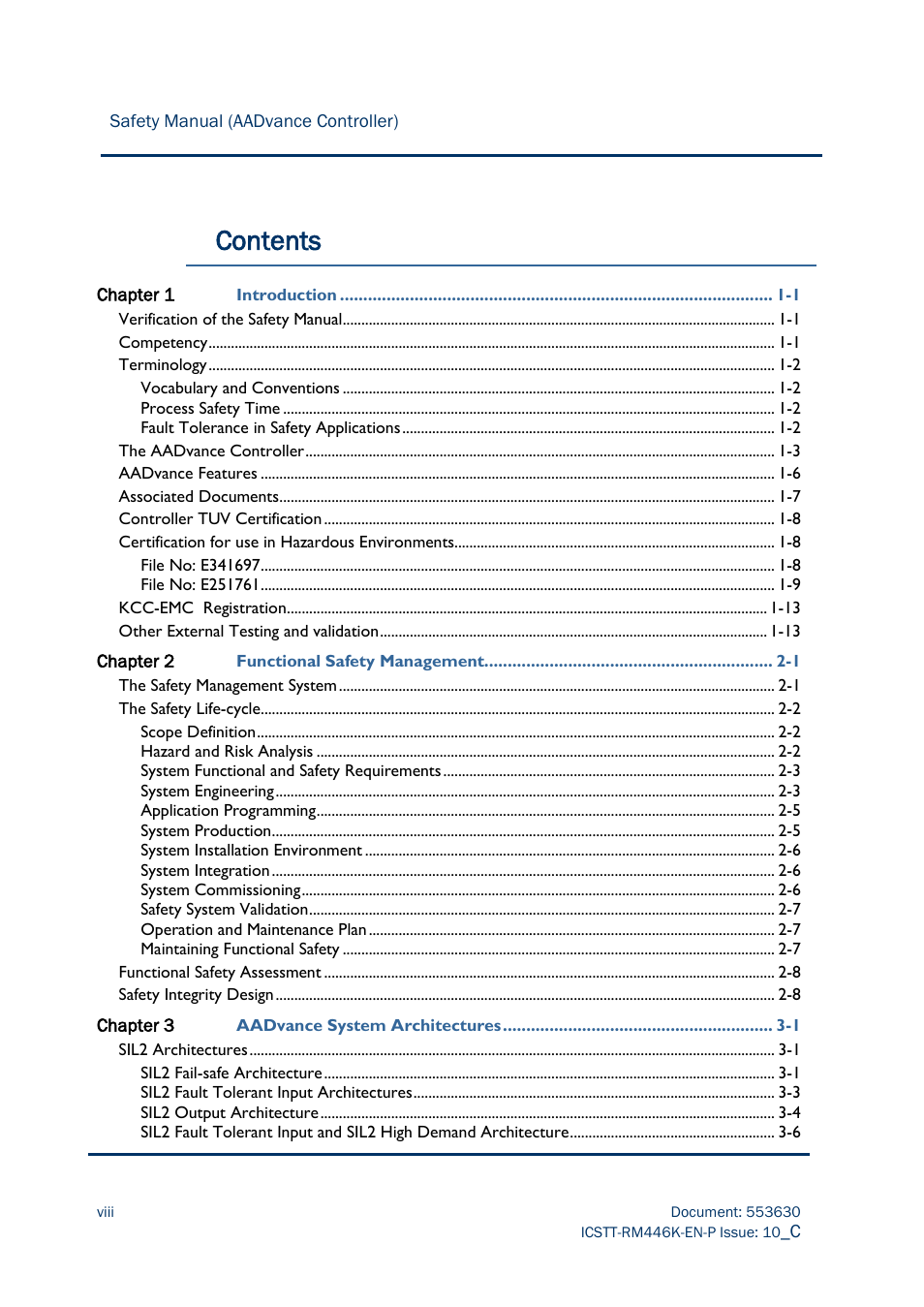 Rockwell Automation AADvance Controller Safety Manual User Manual | Page 8 / 128