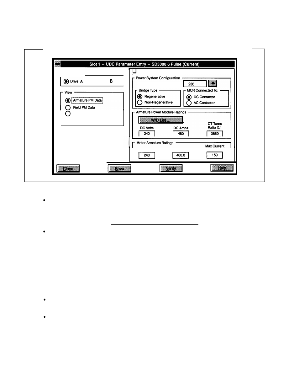 1 armature power module data screen | Rockwell Automation SD3000 Drive Configuration, Programming User Manual | Page 12 / 118