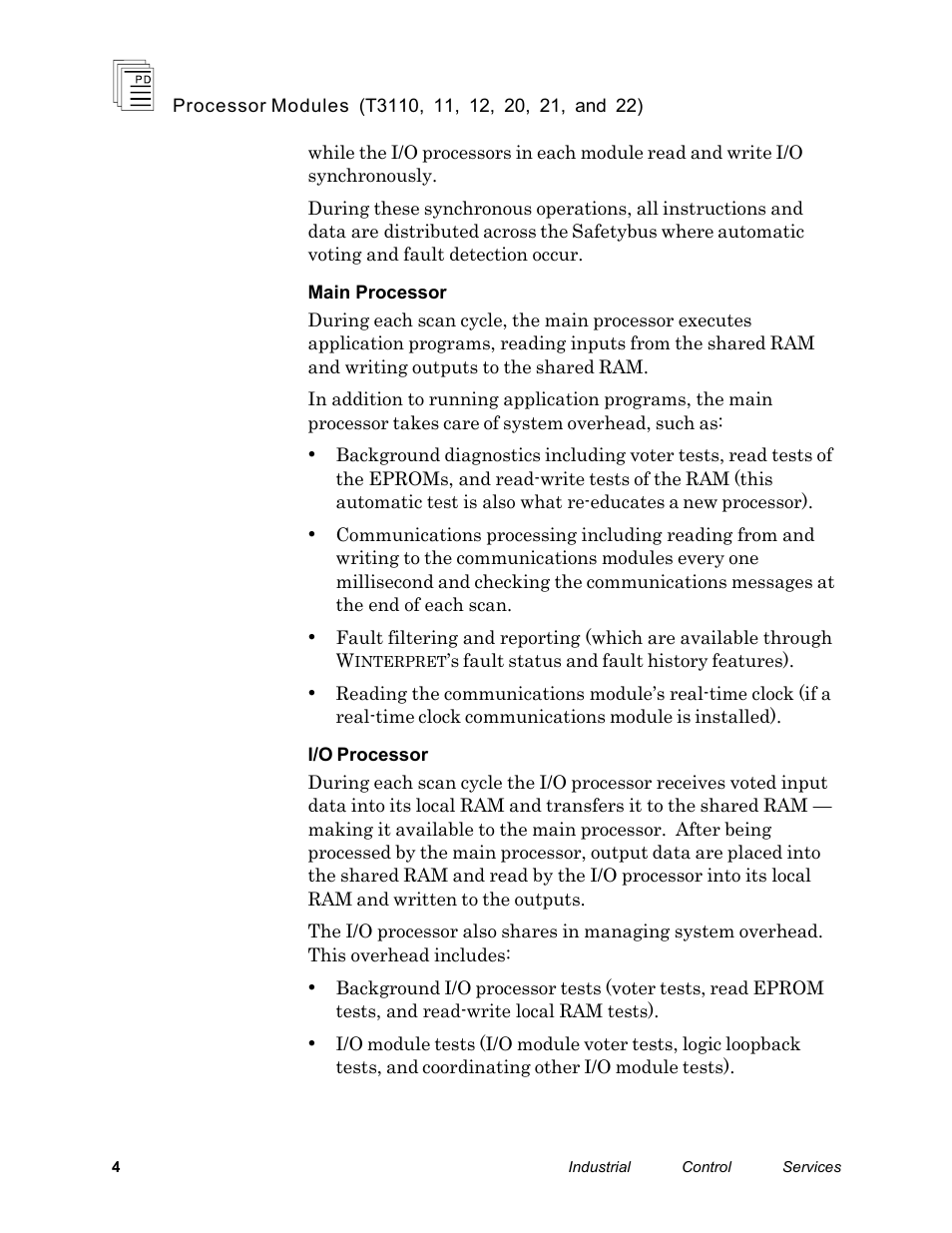 Rockwell Automation T3122 ICS Regent Processor Modules User Manual | Page 4 / 21