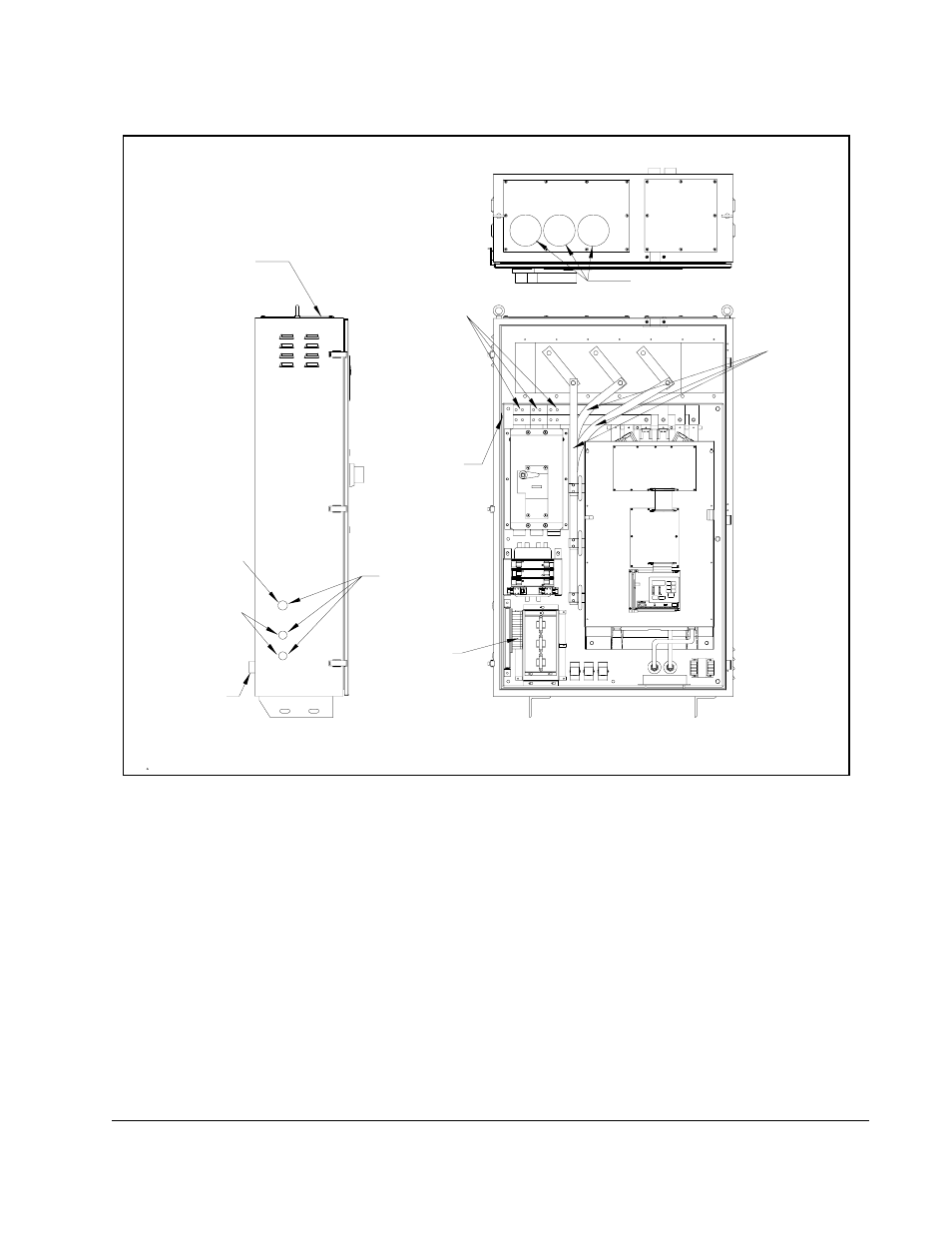 Front view side view top view | Rockwell Automation Liqui-Flo Trane Addendum User Manual | Page 21 / 40