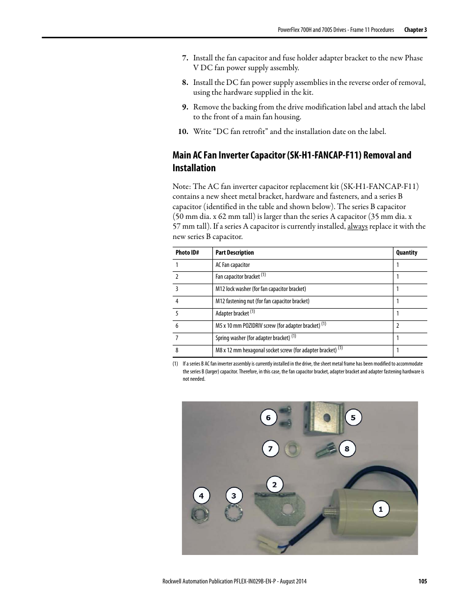 Rockwell Automation 20Y PowerFlex 700H, 700S, and 700AFE Drive Fan Systems, Frames 9...14 User Manual | Page 105 / 296