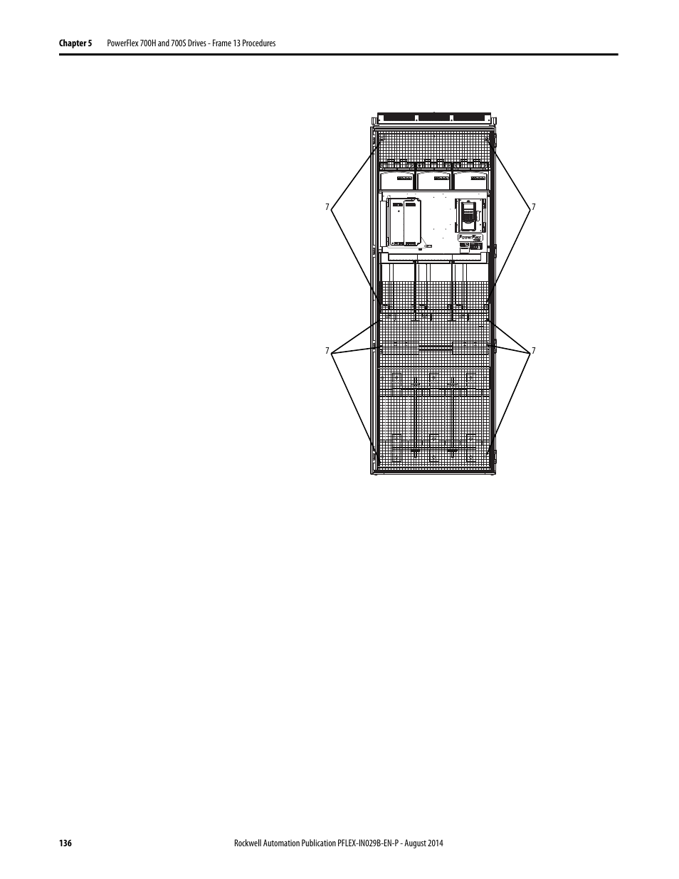 Rockwell Automation 20Y PowerFlex 700H, 700S, and 700AFE Drive Fan Systems, Frames 9...14 User Manual | Page 136 / 296