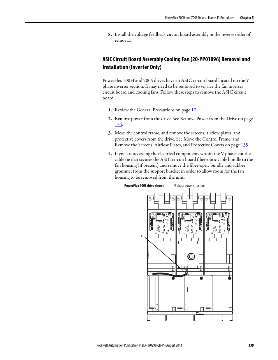 Rockwell Automation 20Y PowerFlex 700H, 700S, and 700AFE Drive Fan Systems, Frames 9...14 User Manual | Page 139 / 296