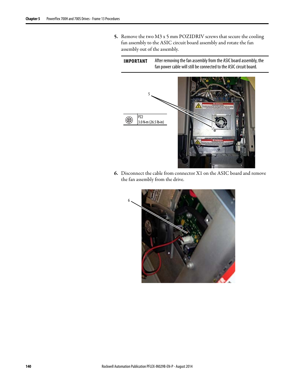 Rockwell Automation 20Y PowerFlex 700H, 700S, and 700AFE Drive Fan Systems, Frames 9...14 User Manual | Page 140 / 296
