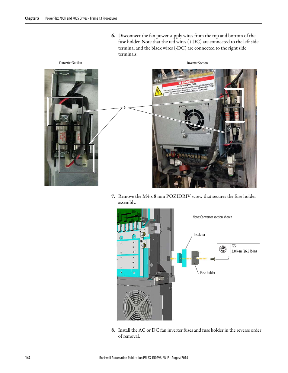 Rockwell Automation 20Y PowerFlex 700H, 700S, and 700AFE Drive Fan Systems, Frames 9...14 User Manual | Page 142 / 296