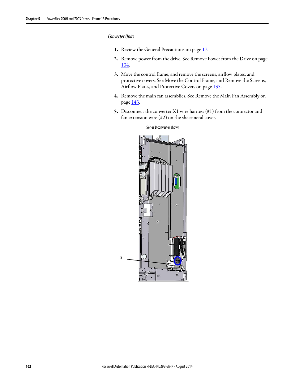 Converter units on p | Rockwell Automation 20Y PowerFlex 700H, 700S, and 700AFE Drive Fan Systems, Frames 9...14 User Manual | Page 162 / 296