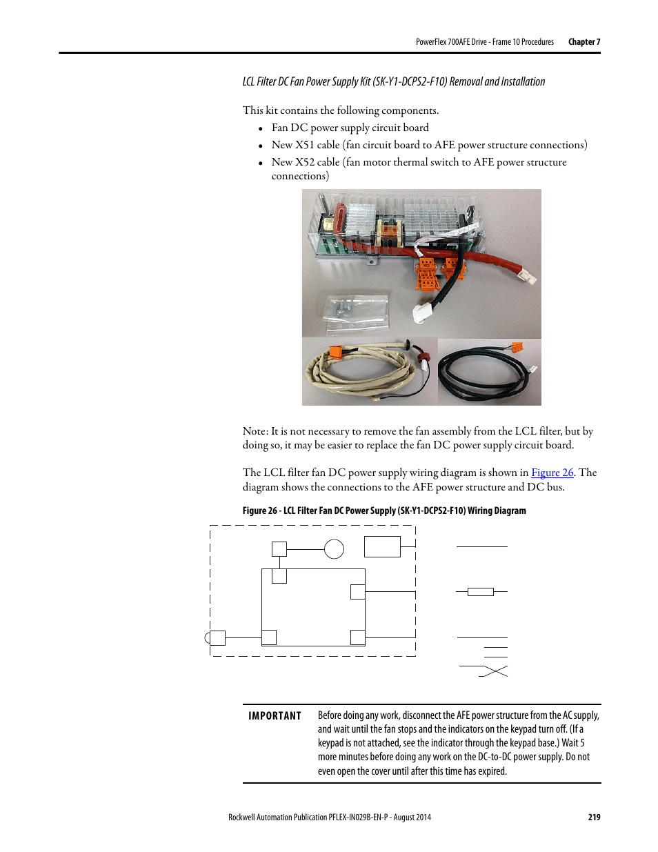 Rockwell Automation 20Y PowerFlex 700H, 700S, and 700AFE Drive Fan Systems, Frames 9...14 User Manual | Page 219 / 296