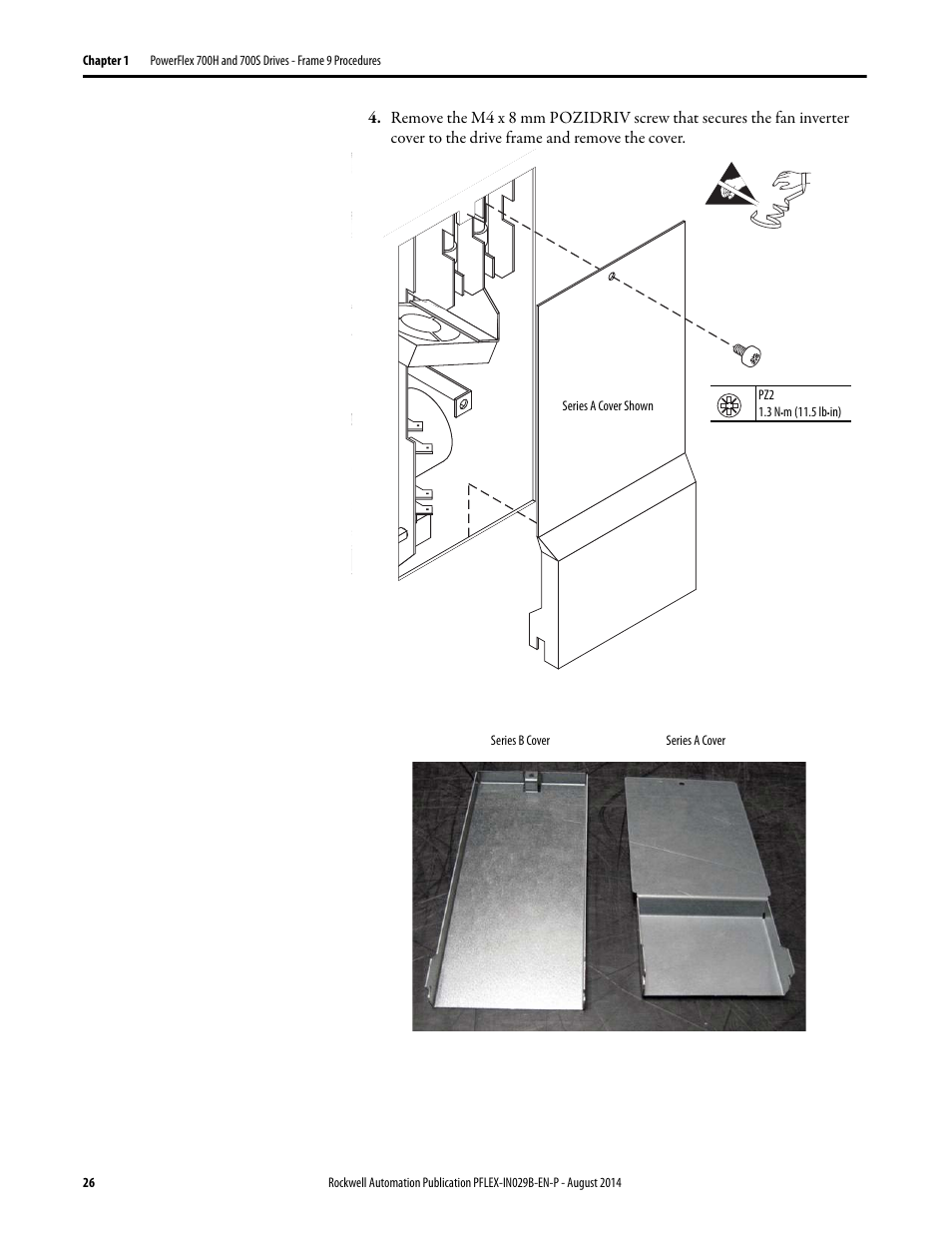 Rockwell Automation 20Y PowerFlex 700H, 700S, and 700AFE Drive Fan Systems, Frames 9...14 User Manual | Page 26 / 296
