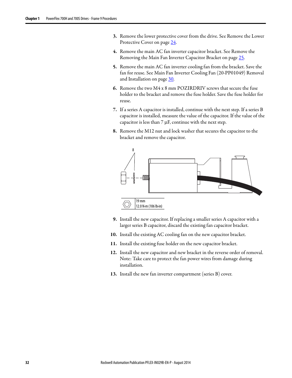 Rockwell Automation 20Y PowerFlex 700H, 700S, and 700AFE Drive Fan Systems, Frames 9...14 User Manual | Page 32 / 296