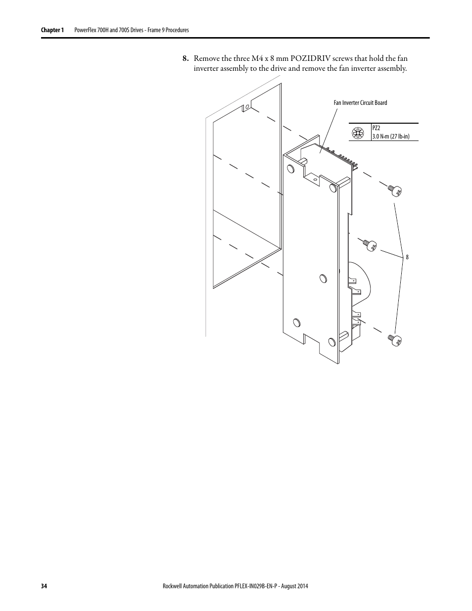 Rockwell Automation 20Y PowerFlex 700H, 700S, and 700AFE Drive Fan Systems, Frames 9...14 User Manual | Page 34 / 296