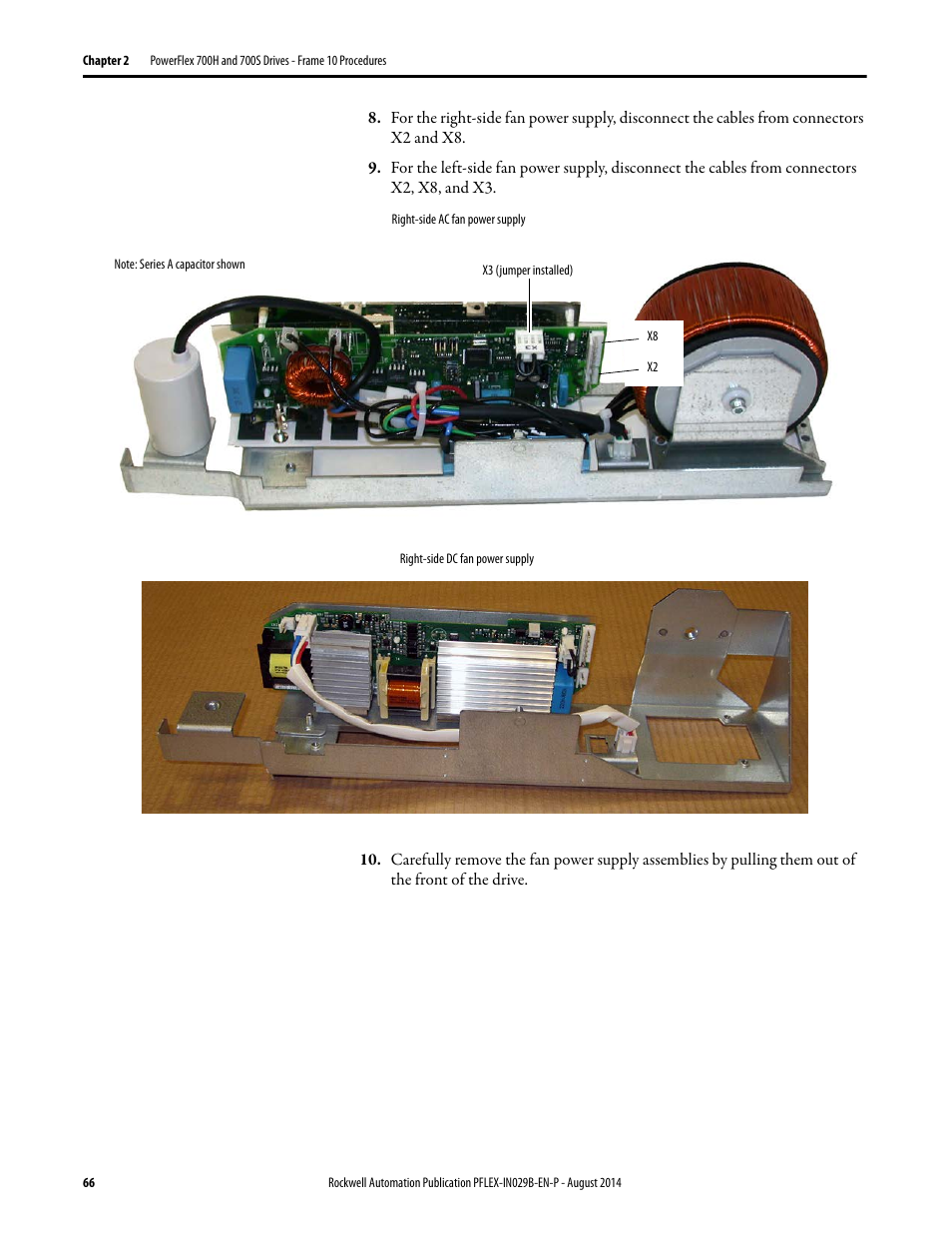 Rockwell Automation 20Y PowerFlex 700H, 700S, and 700AFE Drive Fan Systems, Frames 9...14 User Manual | Page 66 / 296