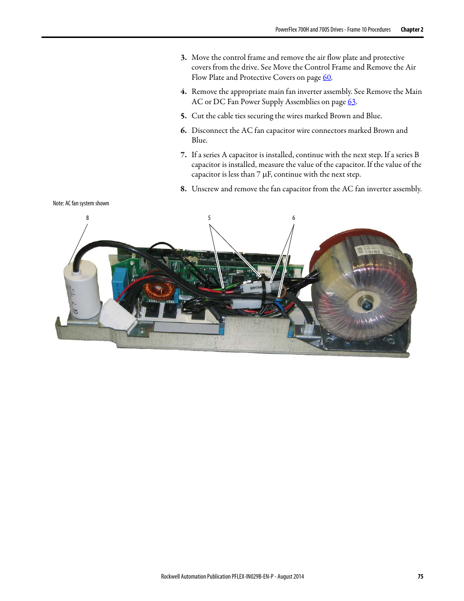 Rockwell Automation 20Y PowerFlex 700H, 700S, and 700AFE Drive Fan Systems, Frames 9...14 User Manual | Page 75 / 296