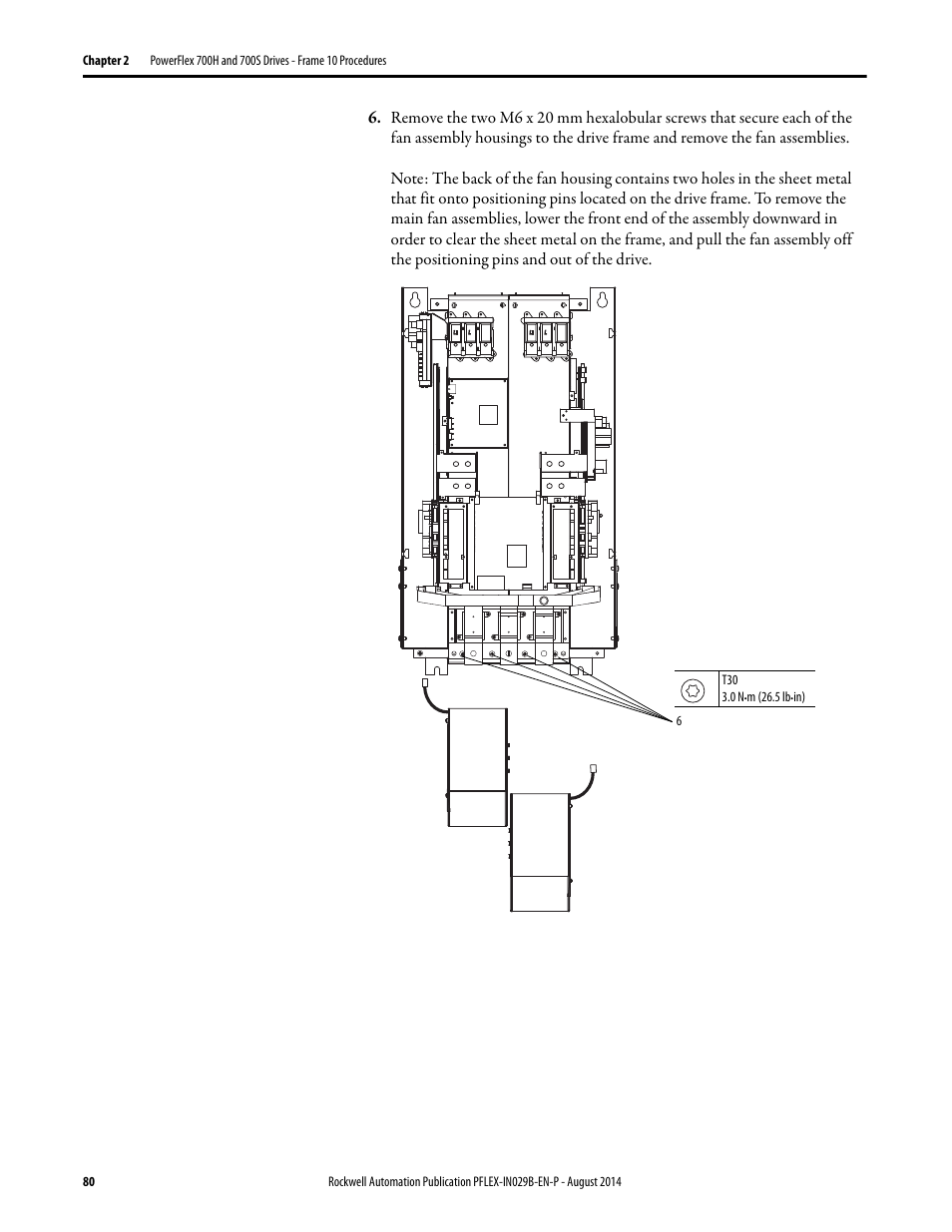 Rockwell Automation 20Y PowerFlex 700H, 700S, and 700AFE Drive Fan Systems, Frames 9...14 User Manual | Page 80 / 296