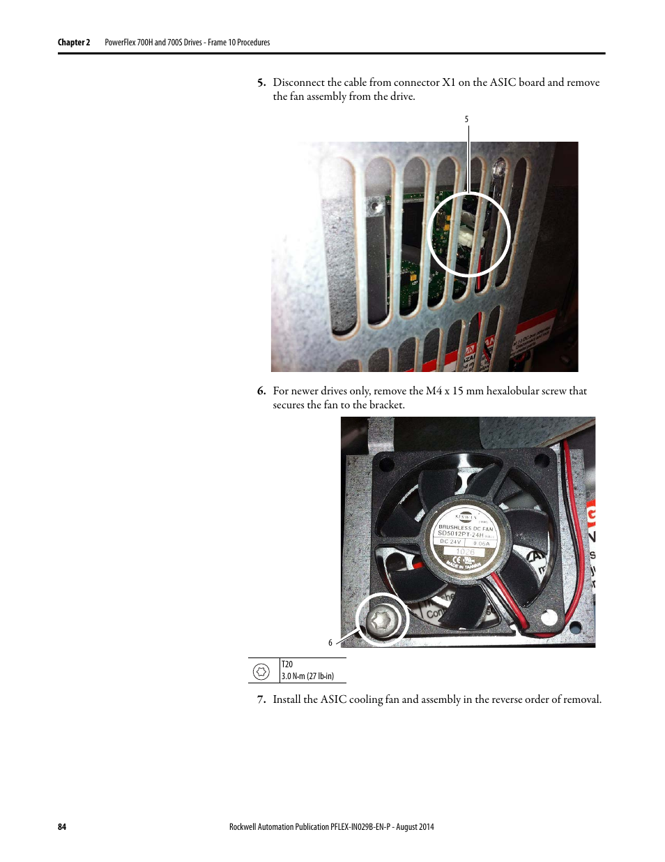 Rockwell Automation 20Y PowerFlex 700H, 700S, and 700AFE Drive Fan Systems, Frames 9...14 User Manual | Page 84 / 296