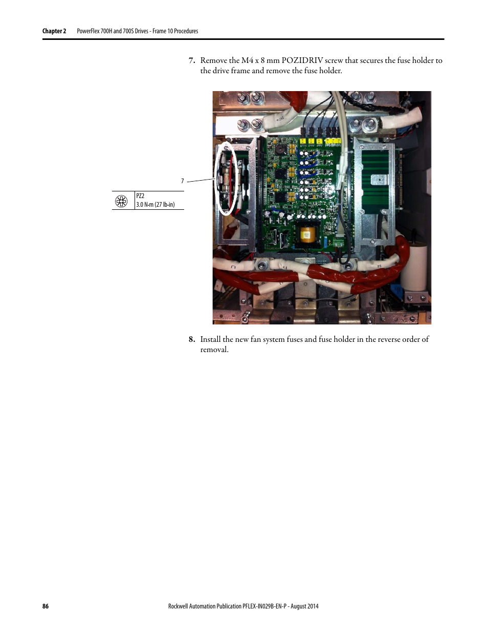 Rockwell Automation 20Y PowerFlex 700H, 700S, and 700AFE Drive Fan Systems, Frames 9...14 User Manual | Page 86 / 296