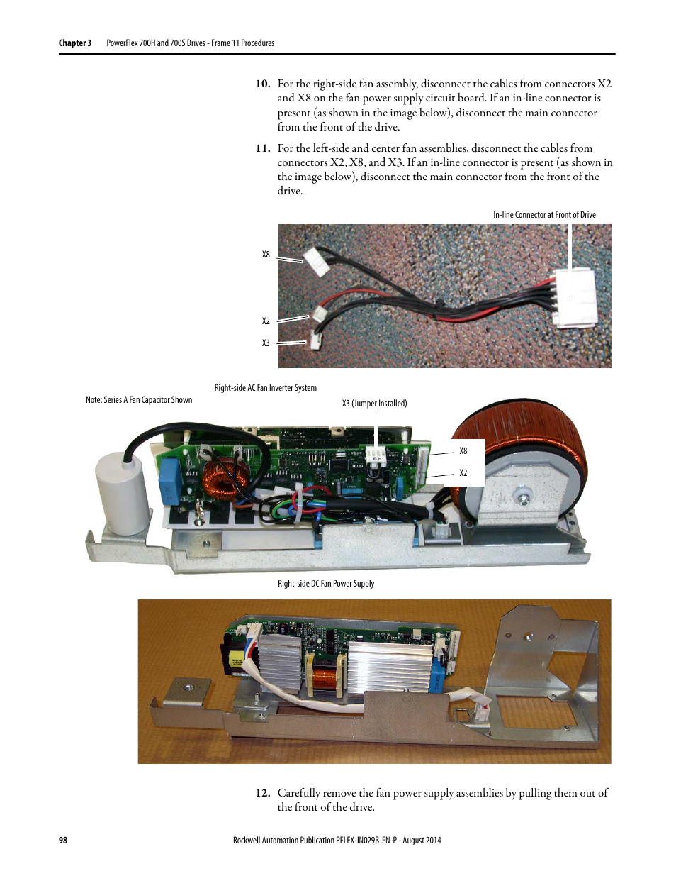 Rockwell Automation 20Y PowerFlex 700H, 700S, and 700AFE Drive Fan Systems, Frames 9...14 User Manual | Page 98 / 296