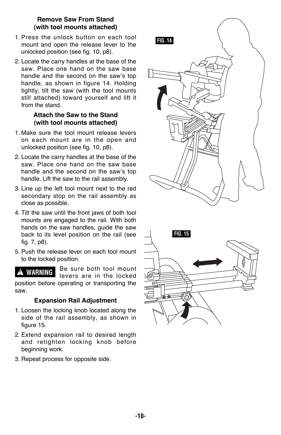 Warning | Bosch T4B User Manual | Page 10 / 36