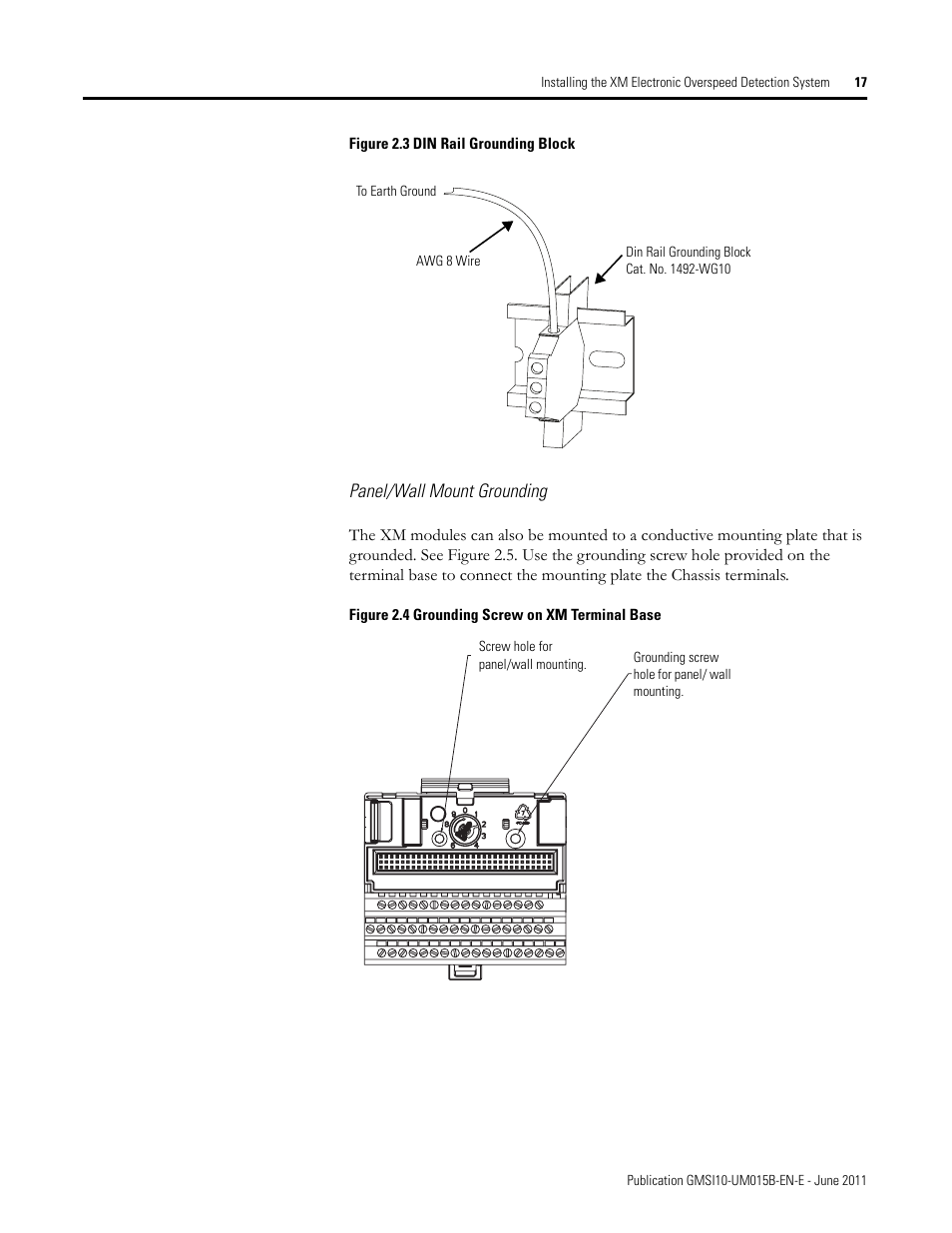 Rockwell Automation 1606-XLP XM Electronic Overspeed Detection System User Manual | Page 17 / 72