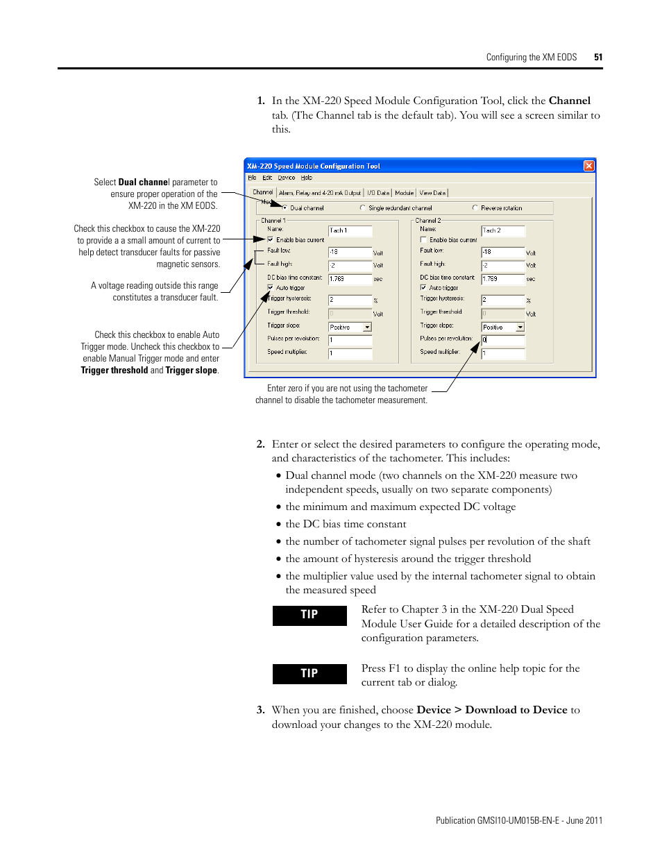 Rockwell Automation 1606-XLP XM Electronic Overspeed Detection System User Manual | Page 51 / 72