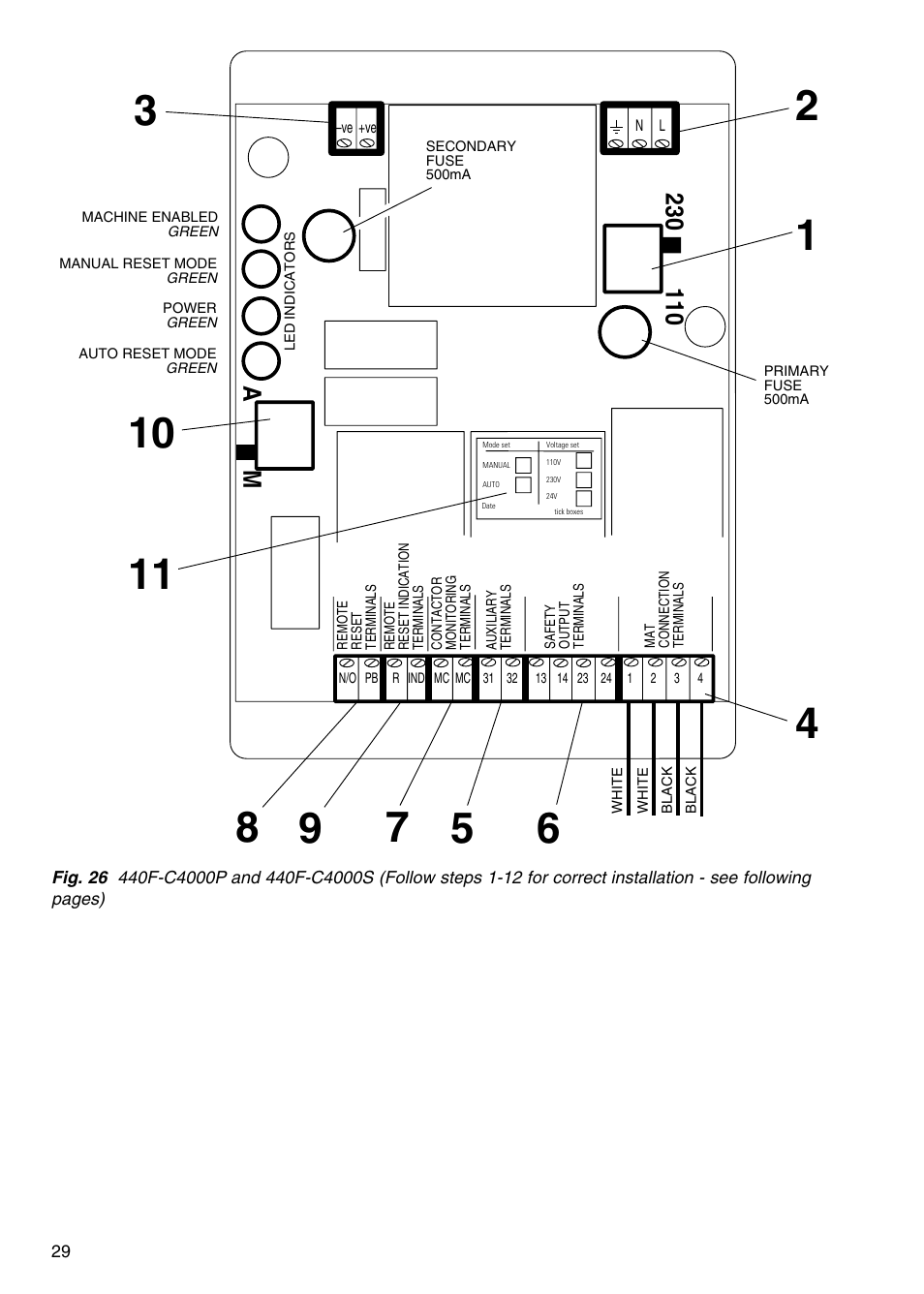 Rockwell Automation 440F MatGuard, 440F-C4000 Mat Controllers User Manual | Page 30 / 44