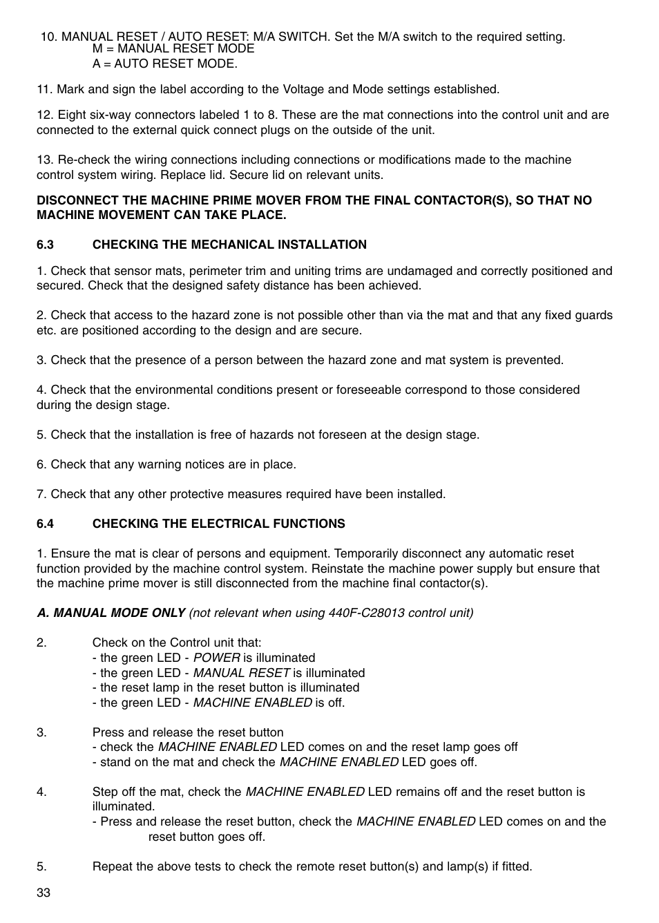 Rockwell Automation 440F MatGuard, 440F-C4000 Mat Controllers User Manual | Page 34 / 44