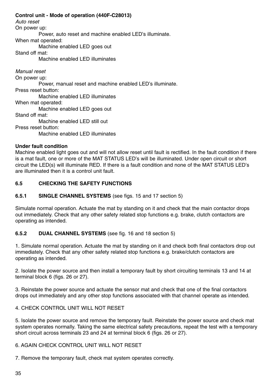 Rockwell Automation 440F MatGuard, 440F-C4000 Mat Controllers User Manual | Page 36 / 44