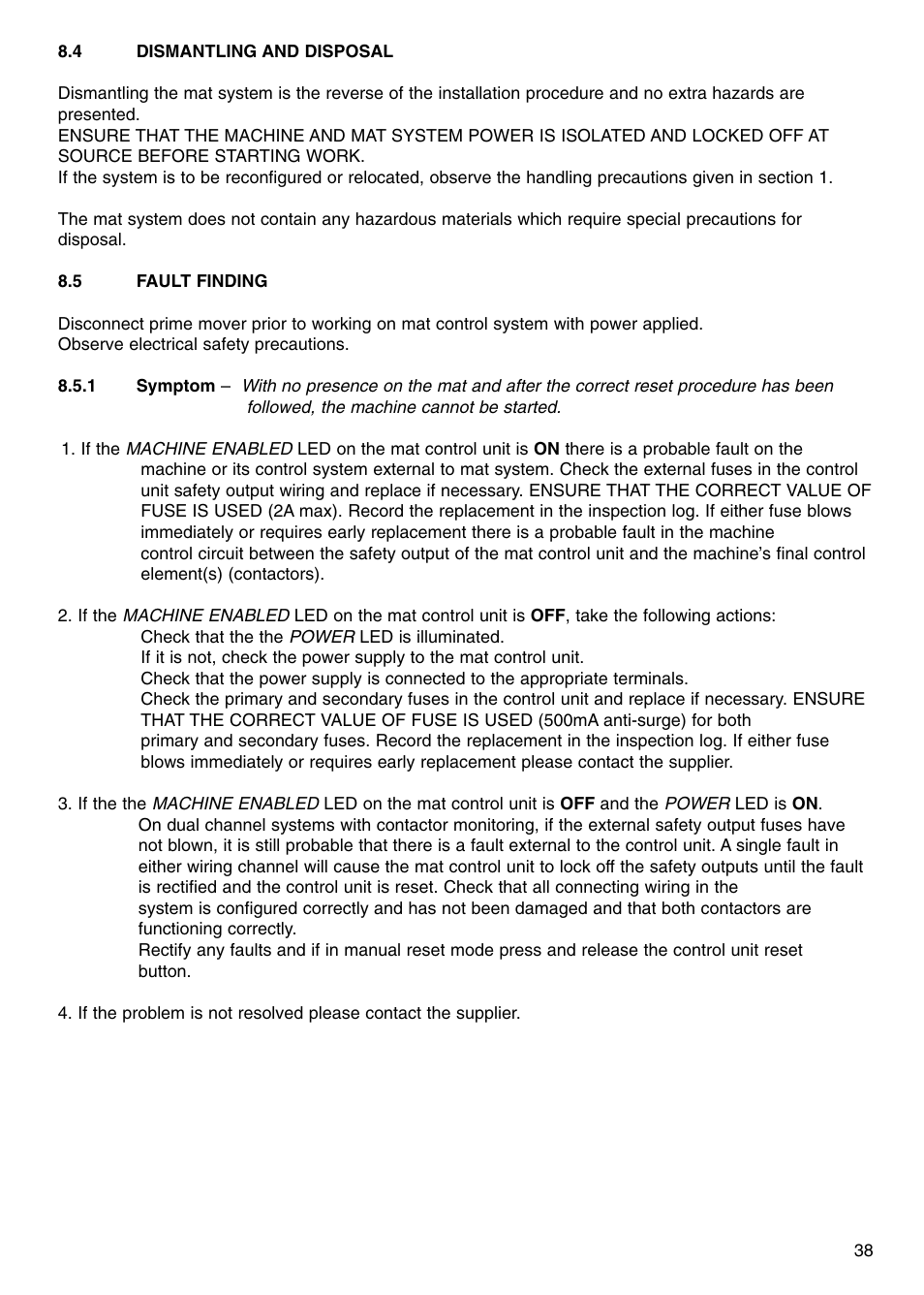 Rockwell Automation 440F MatGuard, 440F-C4000 Mat Controllers User Manual | Page 39 / 44