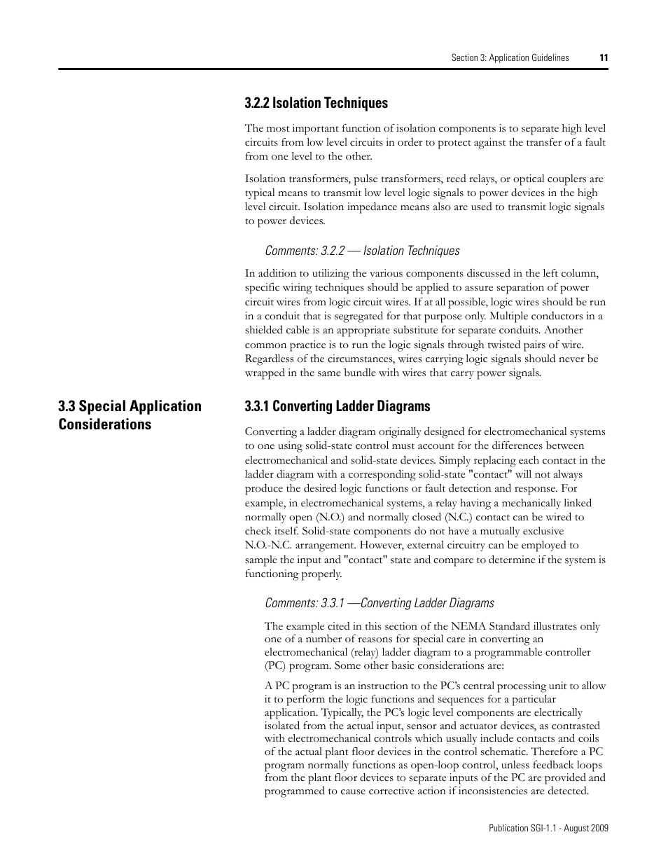 2 isolation techniques | Rockwell Automation Safety Guidelines for the Application, Installation, and Maintenance of Solid-State Control User Manual | Page 11 / 28