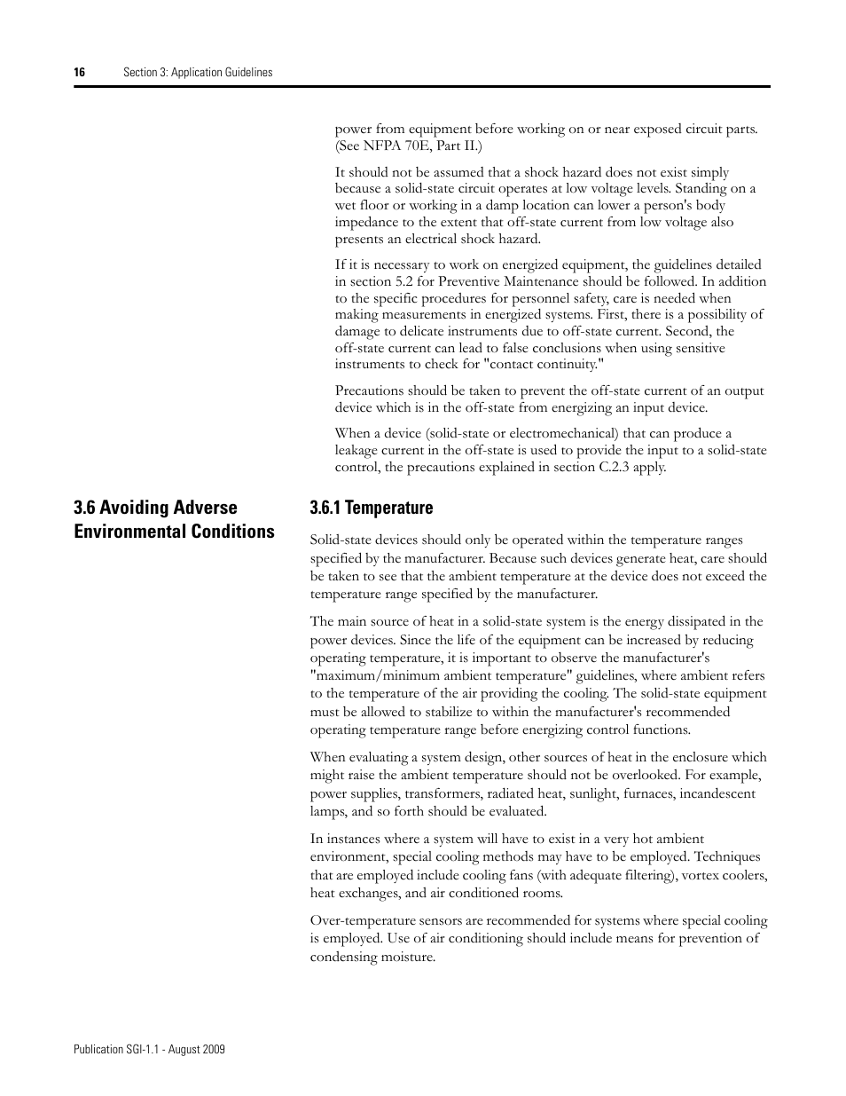 Rockwell Automation Safety Guidelines for the Application, Installation, and Maintenance of Solid-State Control User Manual | Page 16 / 28