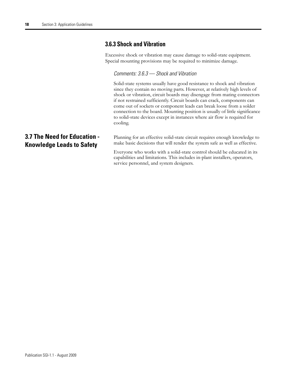 3 shock and vibration | Rockwell Automation Safety Guidelines for the Application, Installation, and Maintenance of Solid-State Control User Manual | Page 18 / 28