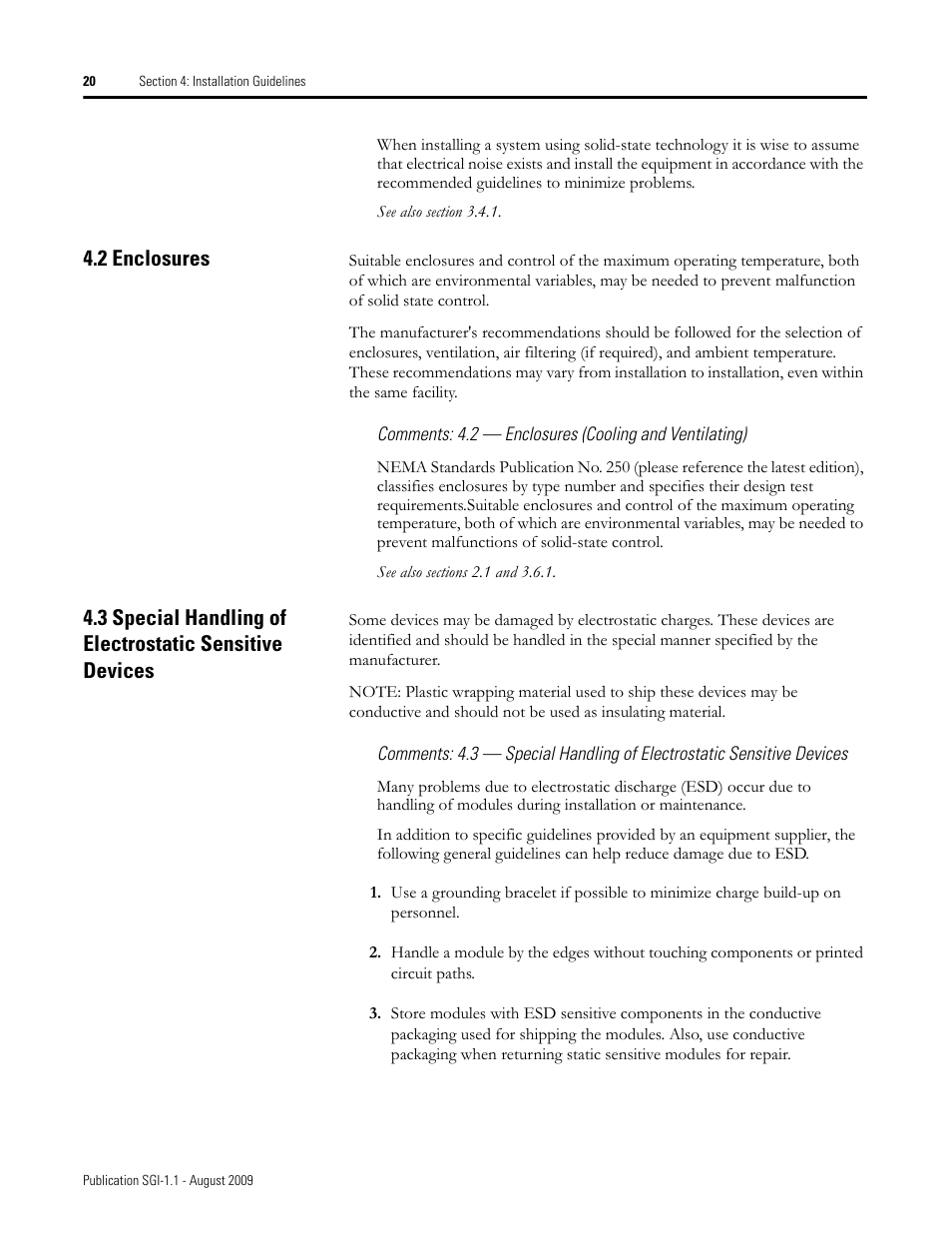 2 enclosures | Rockwell Automation Safety Guidelines for the Application, Installation, and Maintenance of Solid-State Control User Manual | Page 20 / 28