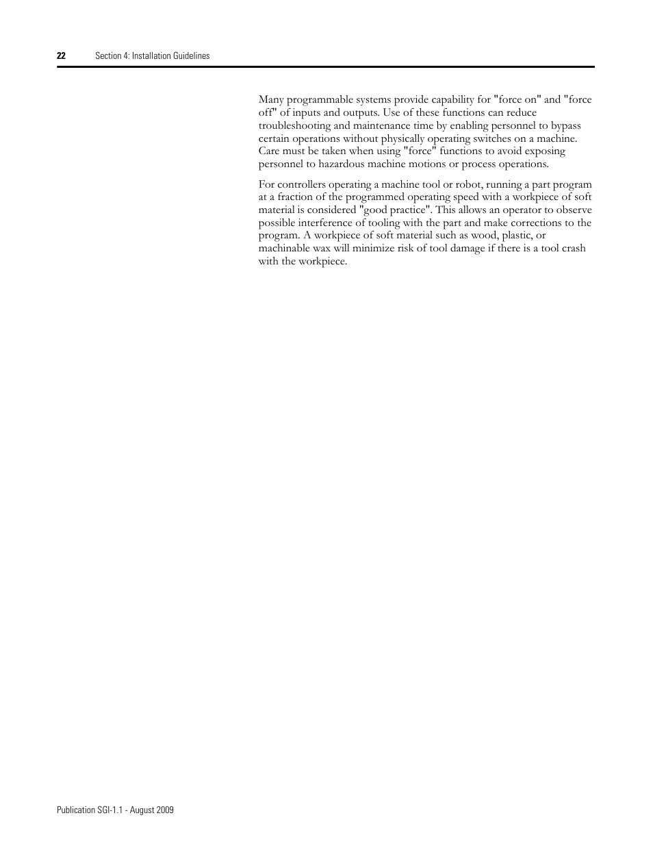 Rockwell Automation Safety Guidelines for the Application, Installation, and Maintenance of Solid-State Control User Manual | Page 22 / 28