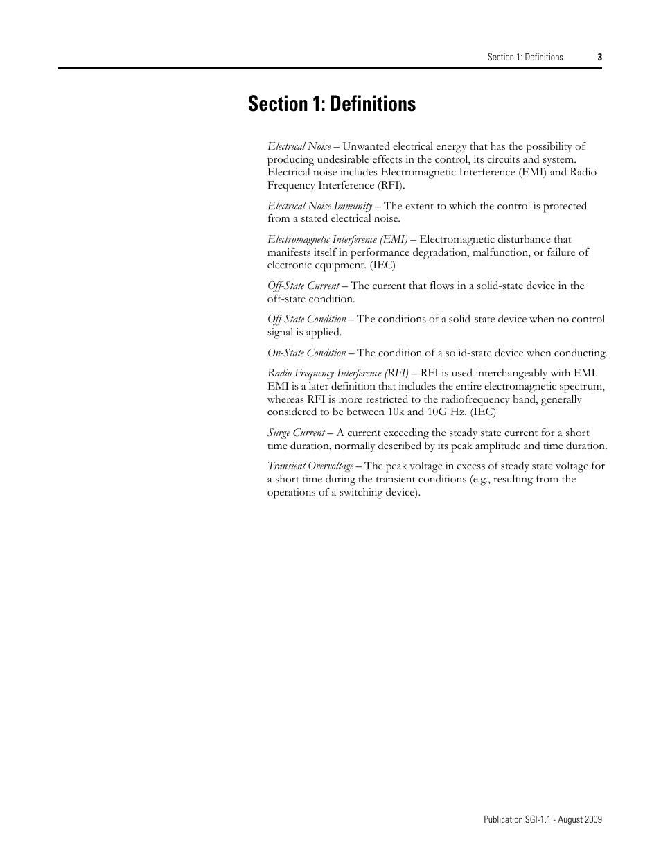 Rockwell Automation Safety Guidelines for the Application, Installation, and Maintenance of Solid-State Control User Manual | Page 3 / 28