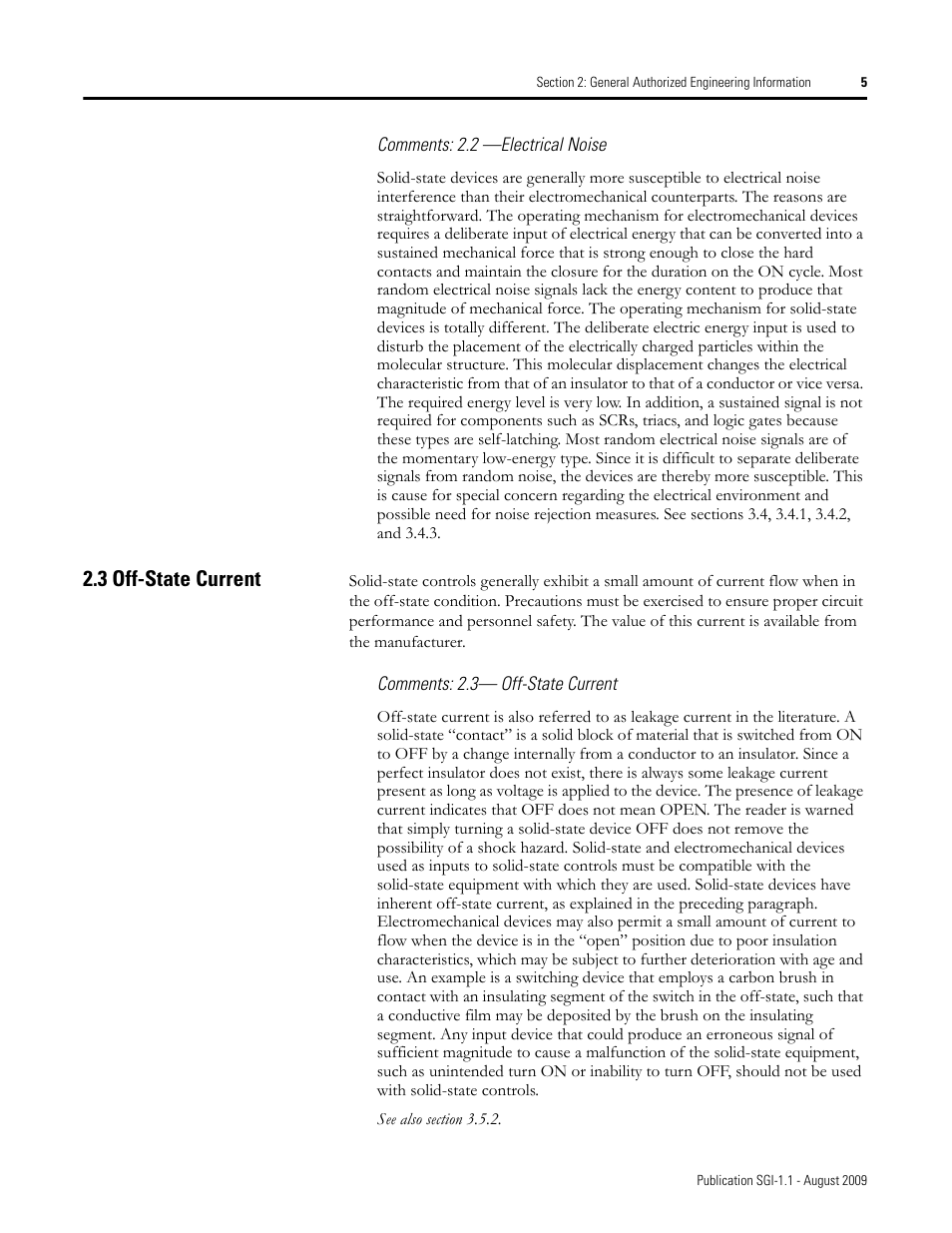 3 off-state current | Rockwell Automation Safety Guidelines for the Application, Installation, and Maintenance of Solid-State Control User Manual | Page 5 / 28