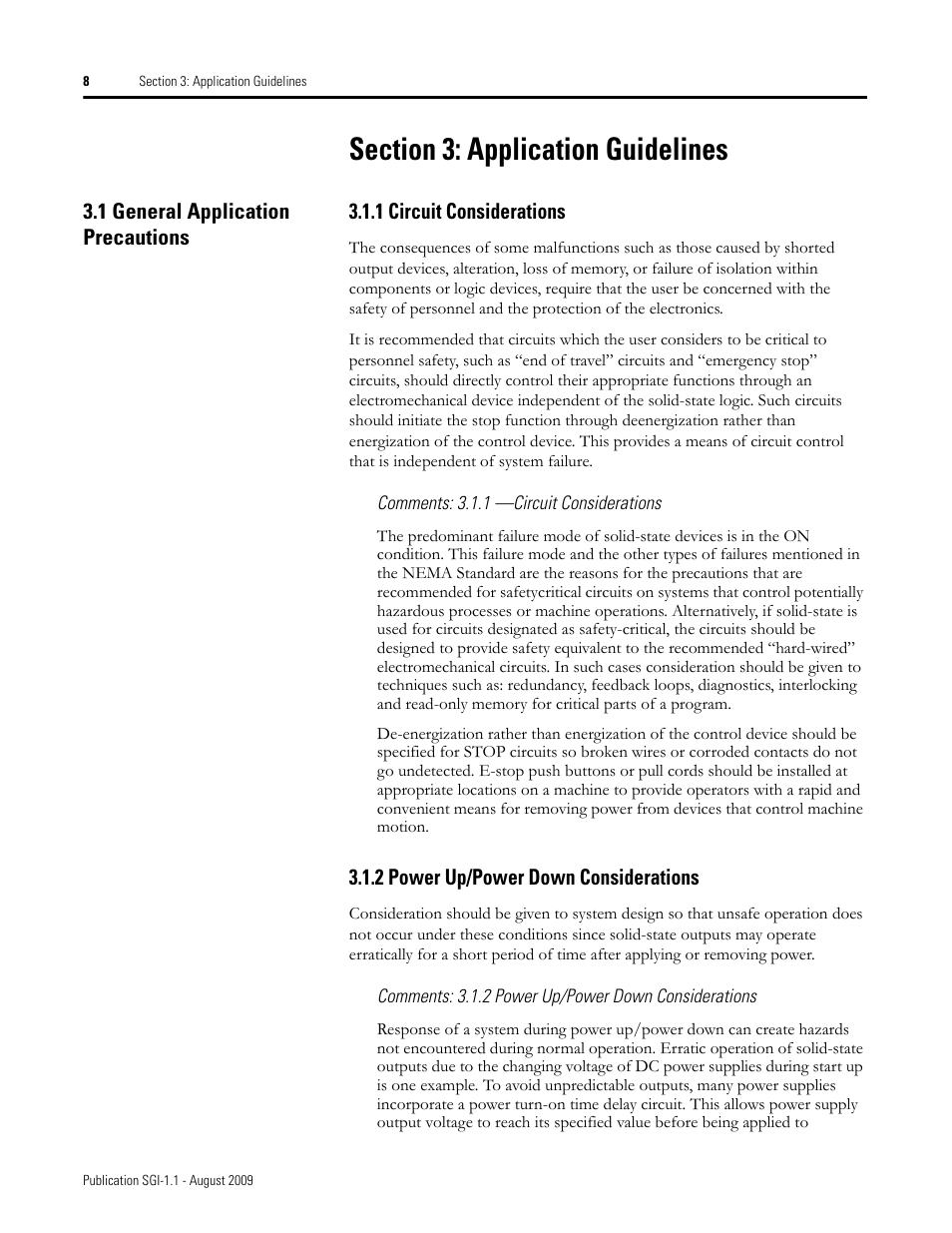 Rockwell Automation Safety Guidelines for the Application, Installation, and Maintenance of Solid-State Control User Manual | Page 8 / 28