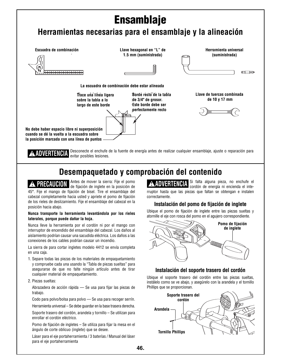 Bosch 5412L User Manual | Page 46 / 112