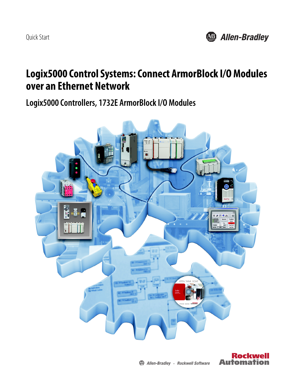 Rockwell Automation Logix5000 Control Systems: Connect ArmorBlock I/O Modules over Ethernet Quick Start User Manual | 30 pages