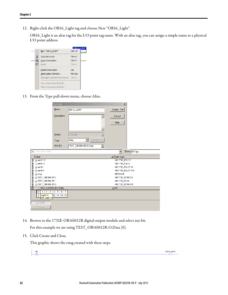 Rockwell Automation Logix5000 Control Systems: Connect ArmorBlock I/O Modules over Ethernet Quick Start User Manual | Page 22 / 30