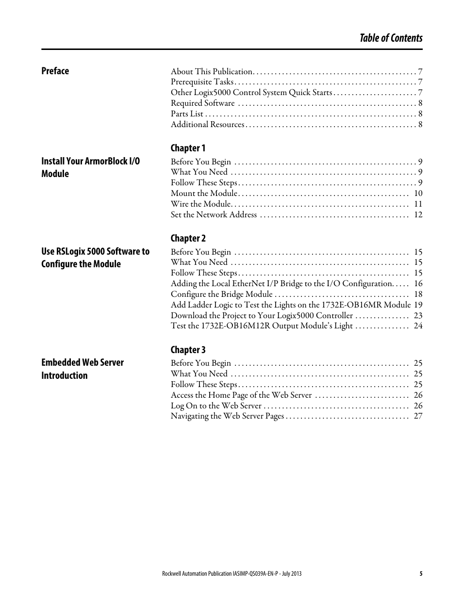 Rockwell Automation Logix5000 Control Systems: Connect ArmorBlock I/O Modules over Ethernet Quick Start User Manual | Page 5 / 30