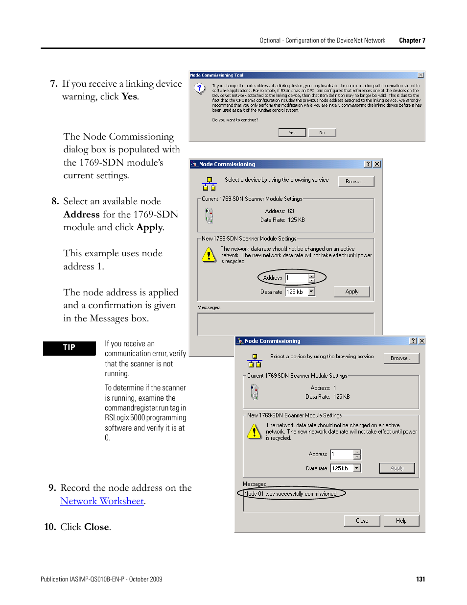 Rockwell Automation 1769-L23E-QB1B_L23E-QBFC1B_L23-QBFC1B CompactLogix Packaged Controllers Quick Start and User Manual User Manual | Page 131 / 249