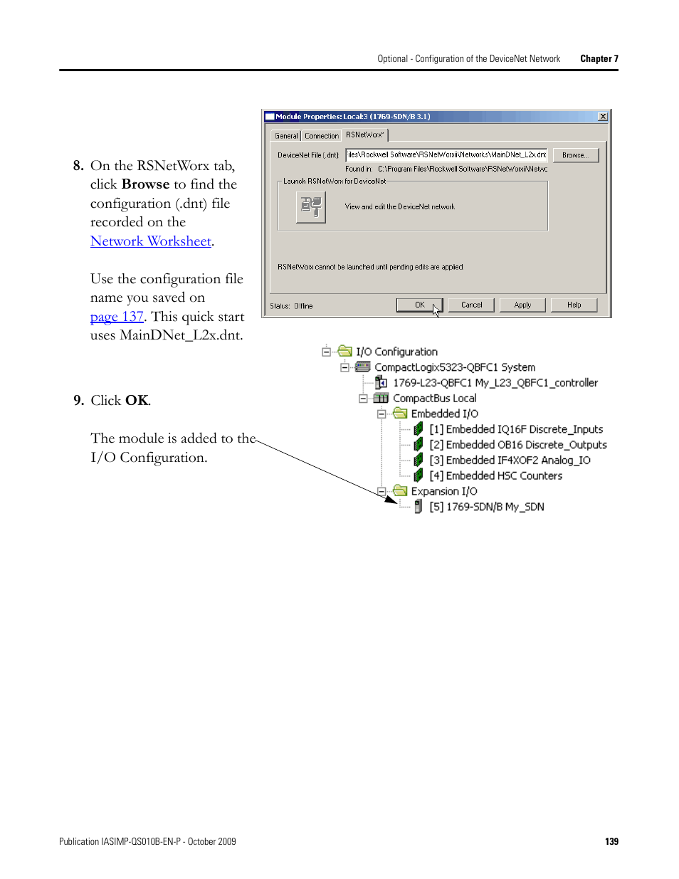 Rockwell Automation 1769-L23E-QB1B_L23E-QBFC1B_L23-QBFC1B CompactLogix Packaged Controllers Quick Start and User Manual User Manual | Page 139 / 249