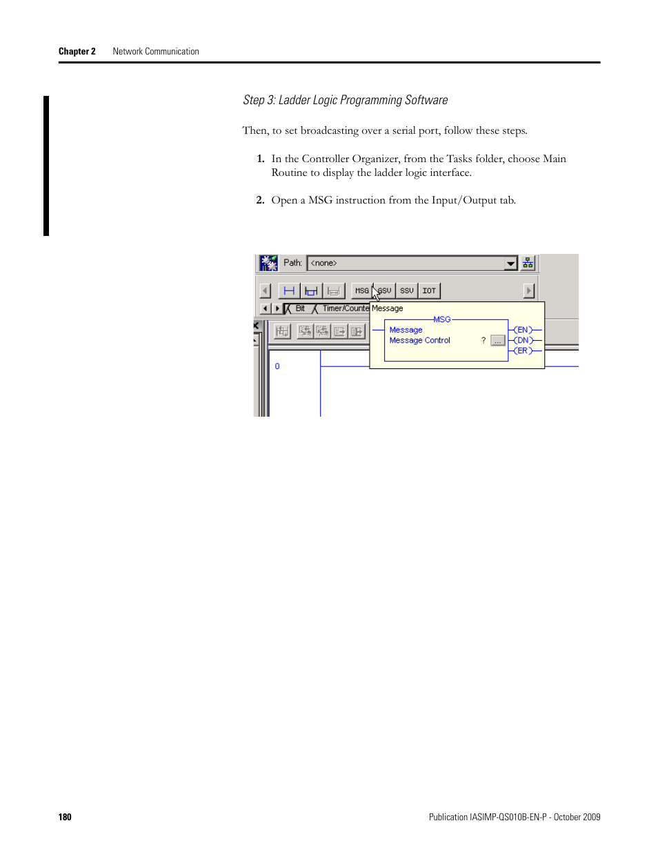 Rockwell Automation 1769-L23E-QB1B_L23E-QBFC1B_L23-QBFC1B CompactLogix Packaged Controllers Quick Start and User Manual User Manual | Page 180 / 249