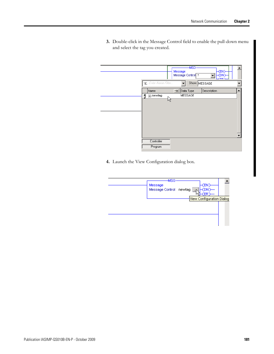 Rockwell Automation 1769-L23E-QB1B_L23E-QBFC1B_L23-QBFC1B CompactLogix Packaged Controllers Quick Start and User Manual User Manual | Page 181 / 249