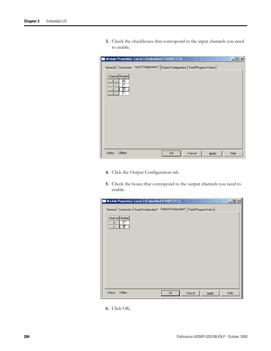 Rockwell Automation 1769-L23E-QB1B_L23E-QBFC1B_L23-QBFC1B CompactLogix Packaged Controllers Quick Start and User Manual User Manual | Page 204 / 249