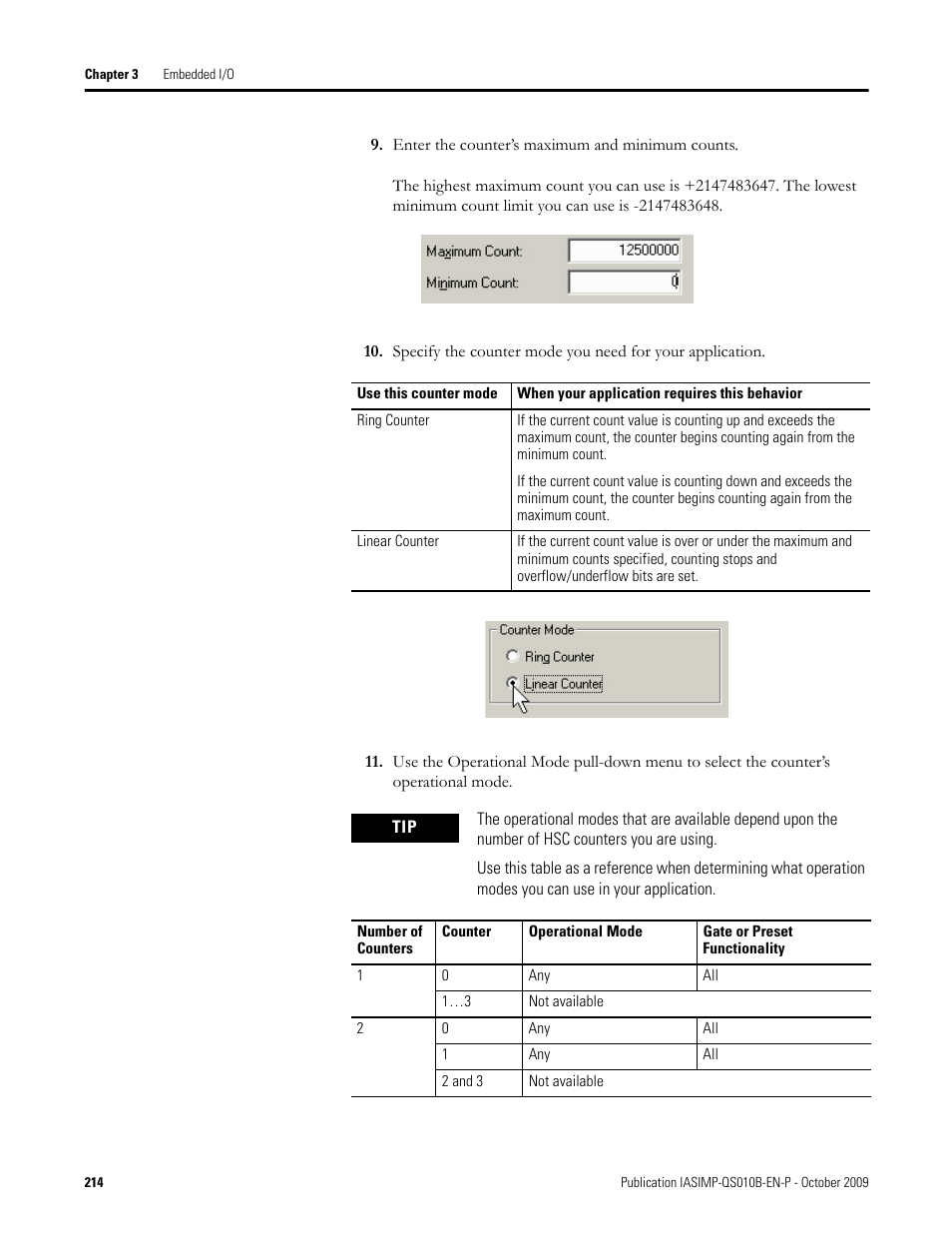 Rockwell Automation 1769-L23E-QB1B_L23E-QBFC1B_L23-QBFC1B CompactLogix Packaged Controllers Quick Start and User Manual User Manual | Page 214 / 249