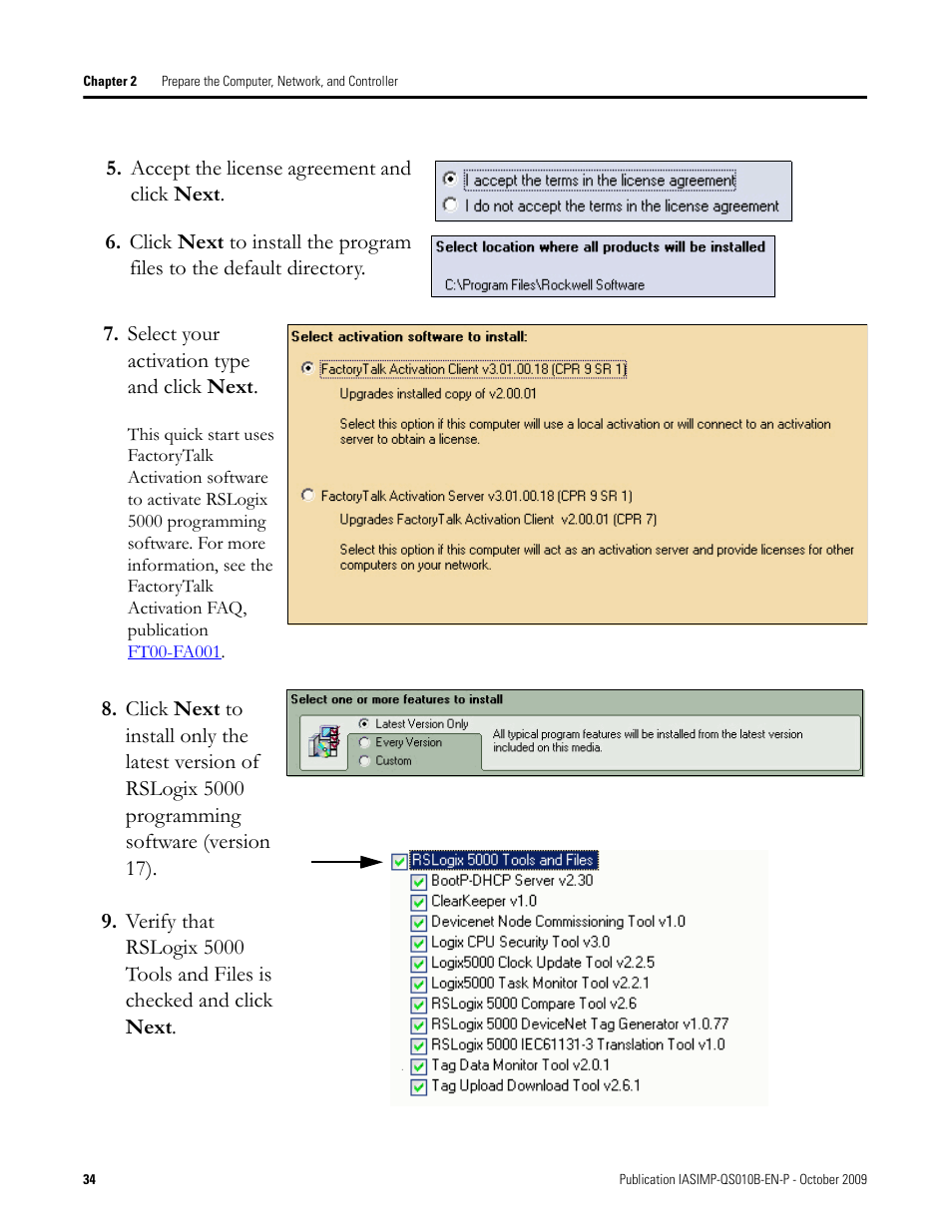 Rockwell Automation 1769-L23E-QB1B_L23E-QBFC1B_L23-QBFC1B CompactLogix Packaged Controllers Quick Start and User Manual User Manual | Page 34 / 249