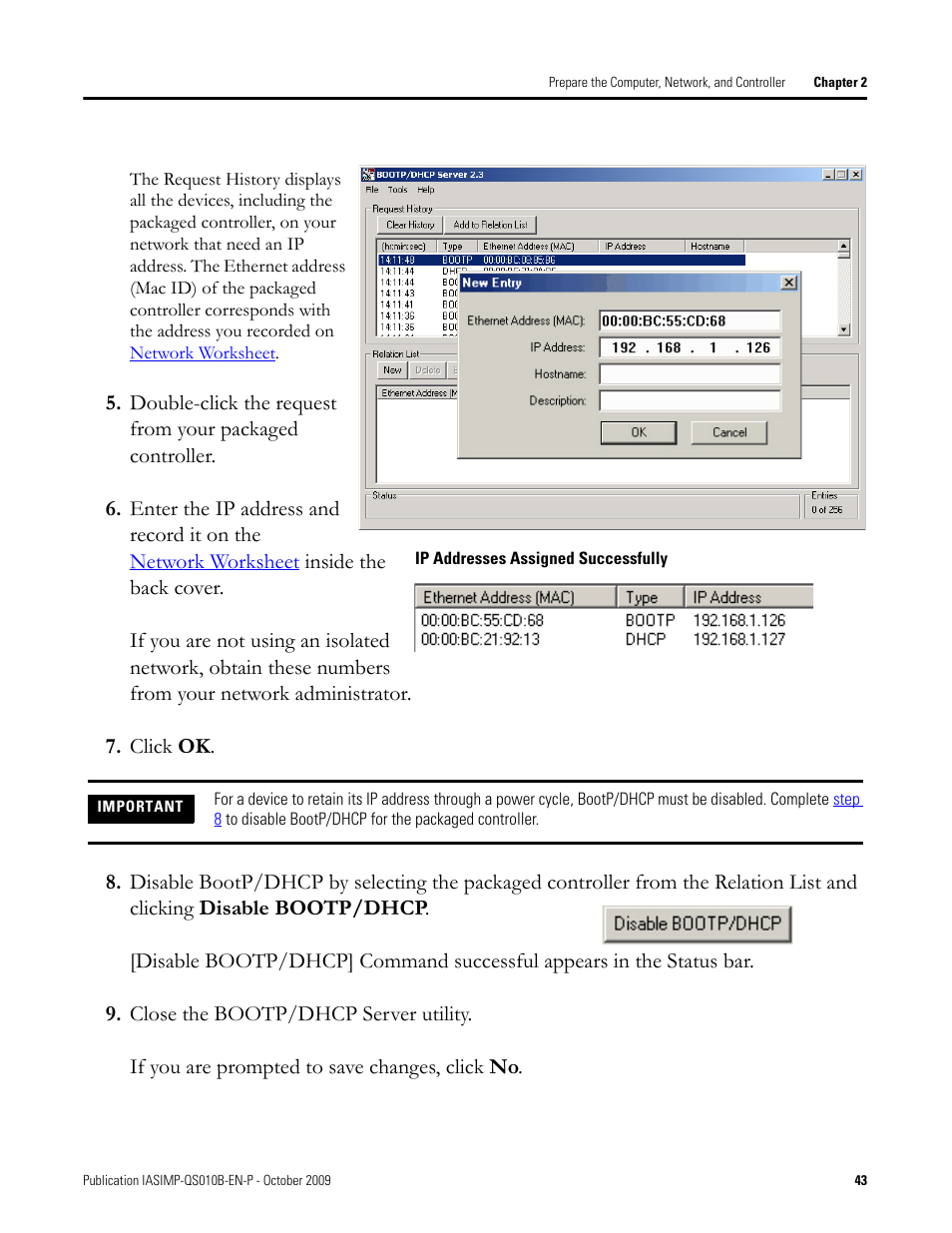 Rockwell Automation 1769-L23E-QB1B_L23E-QBFC1B_L23-QBFC1B CompactLogix Packaged Controllers Quick Start and User Manual User Manual | Page 43 / 249