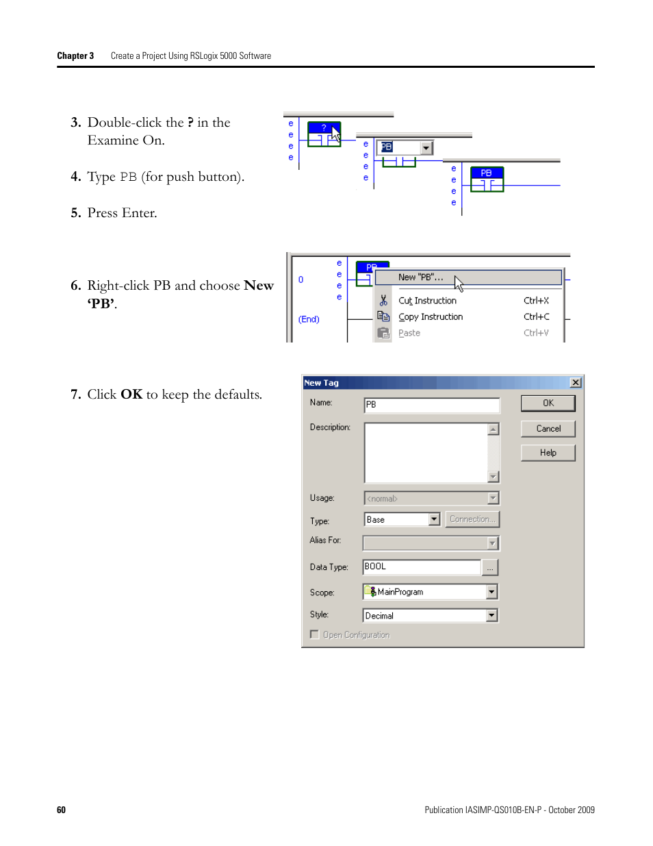 Rockwell Automation 1769-L23E-QB1B_L23E-QBFC1B_L23-QBFC1B CompactLogix Packaged Controllers Quick Start and User Manual User Manual | Page 60 / 249